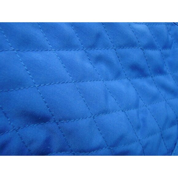 Tudor Court Reversible Silk Polyester Jacket Womens Size 3X Blue Pockets Collar - Picture 10 of 12